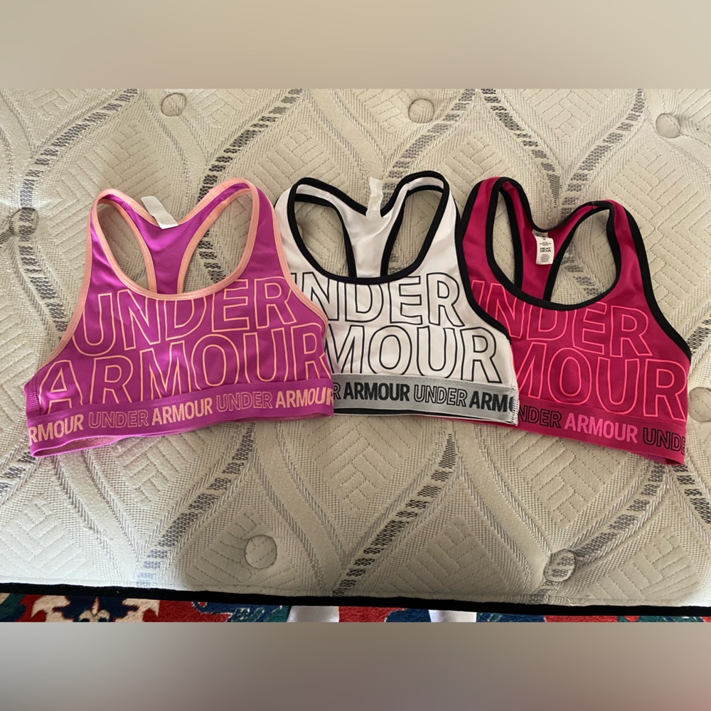 Under Armour Sports Bra Lot- Youth Girls M - qty3